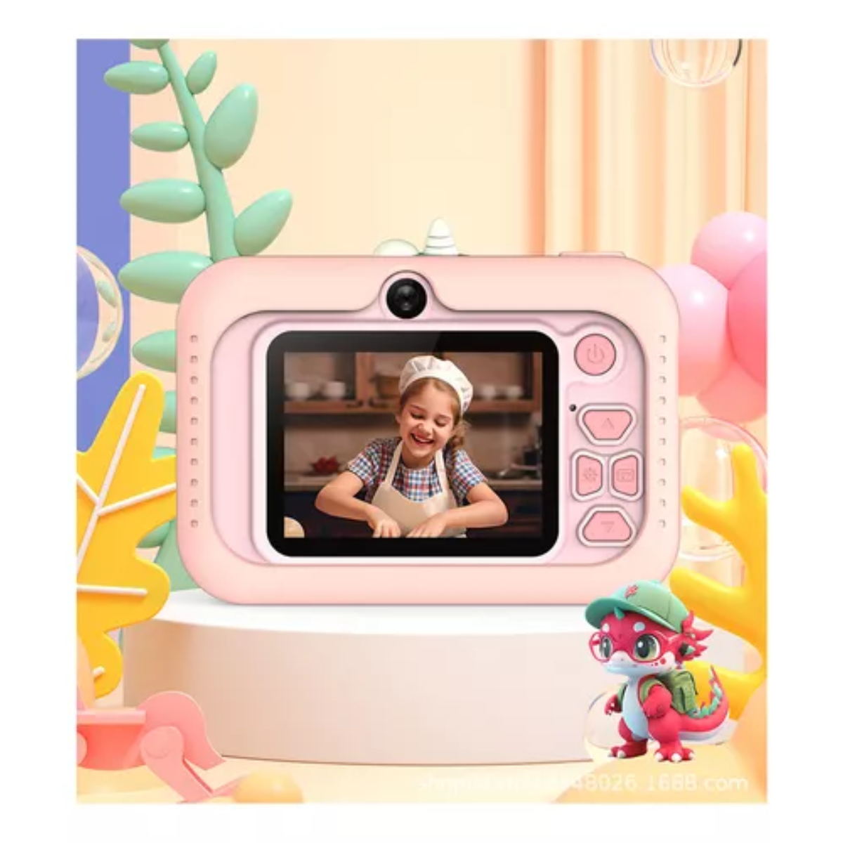 Vista 7 de Camara Infantil Digital - MODELO: ZORRO, COLOR: ROSADO